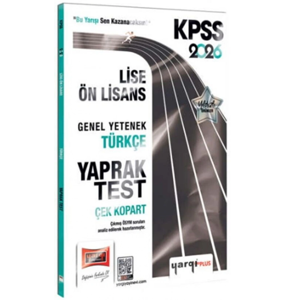 Yargı 2026 Kpss Lise Önlisans Türkçe Yaprak Test