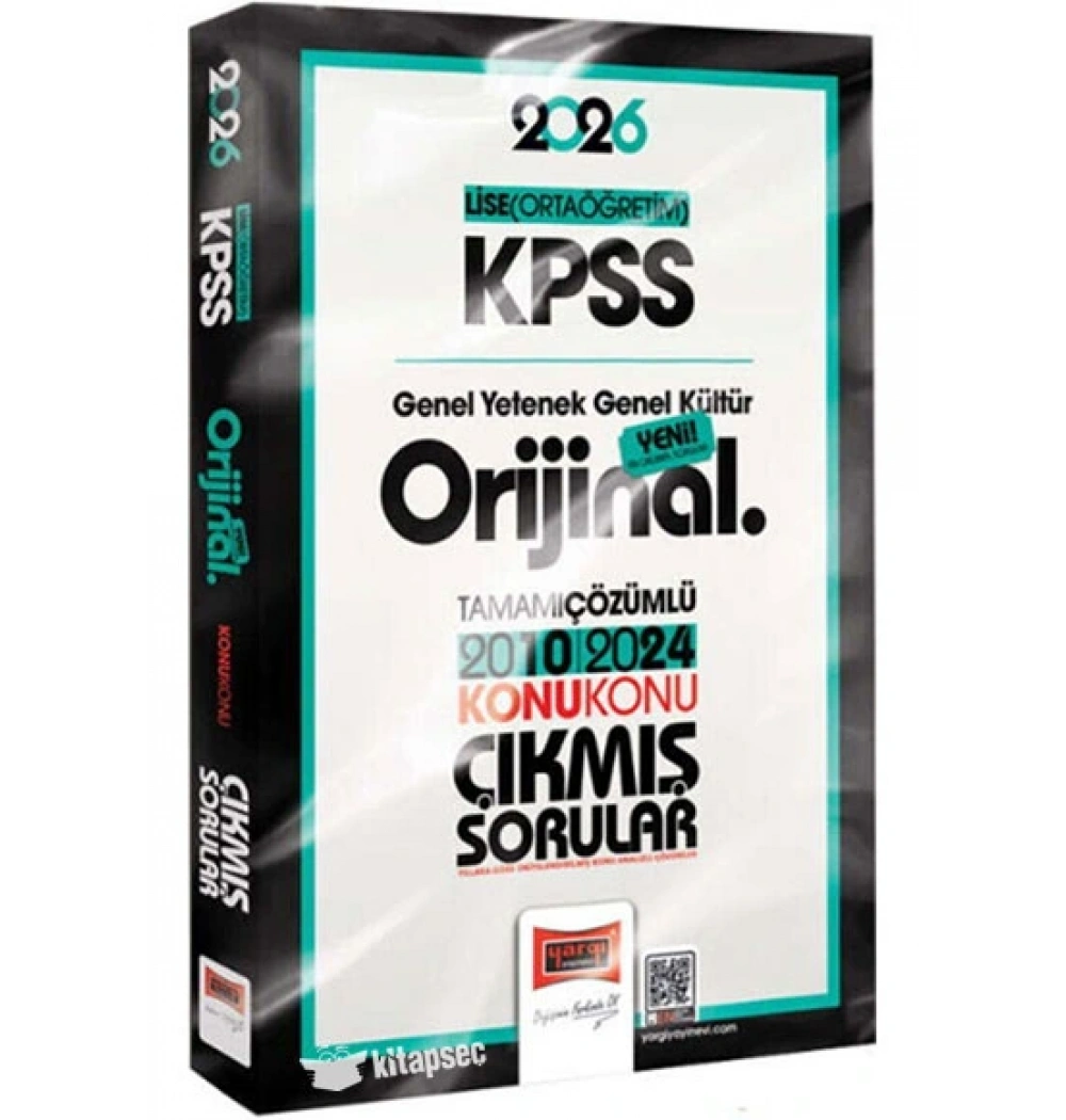 Yargı 2026 Kpss Lise Ortaöğretim Gy Gk 2010-2024 Konu Konu Çıkmış Çözümlü Sorular