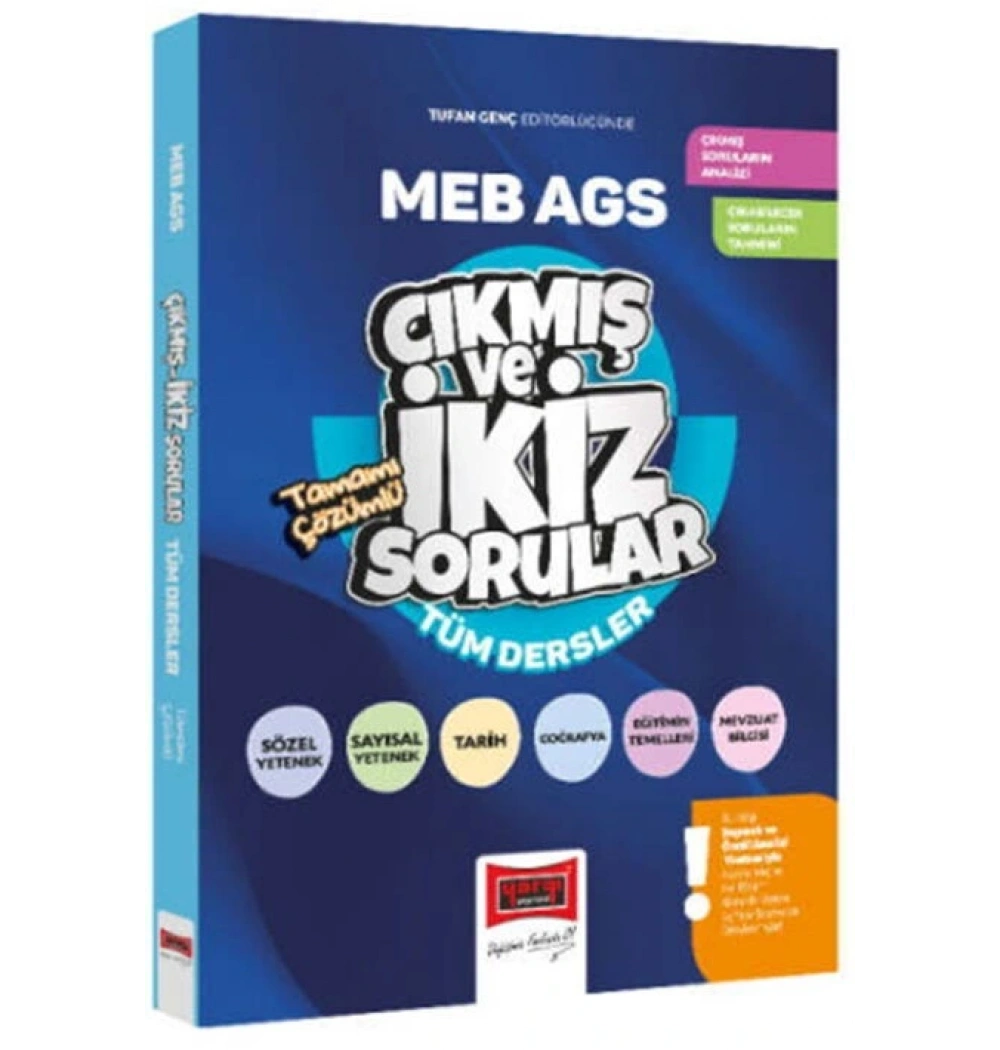 YARGI 2026 MEB AGS TÜM DERSLER ÇIKMIŞ VE İKİZ SORULAR ÇÖZÜMLÜ