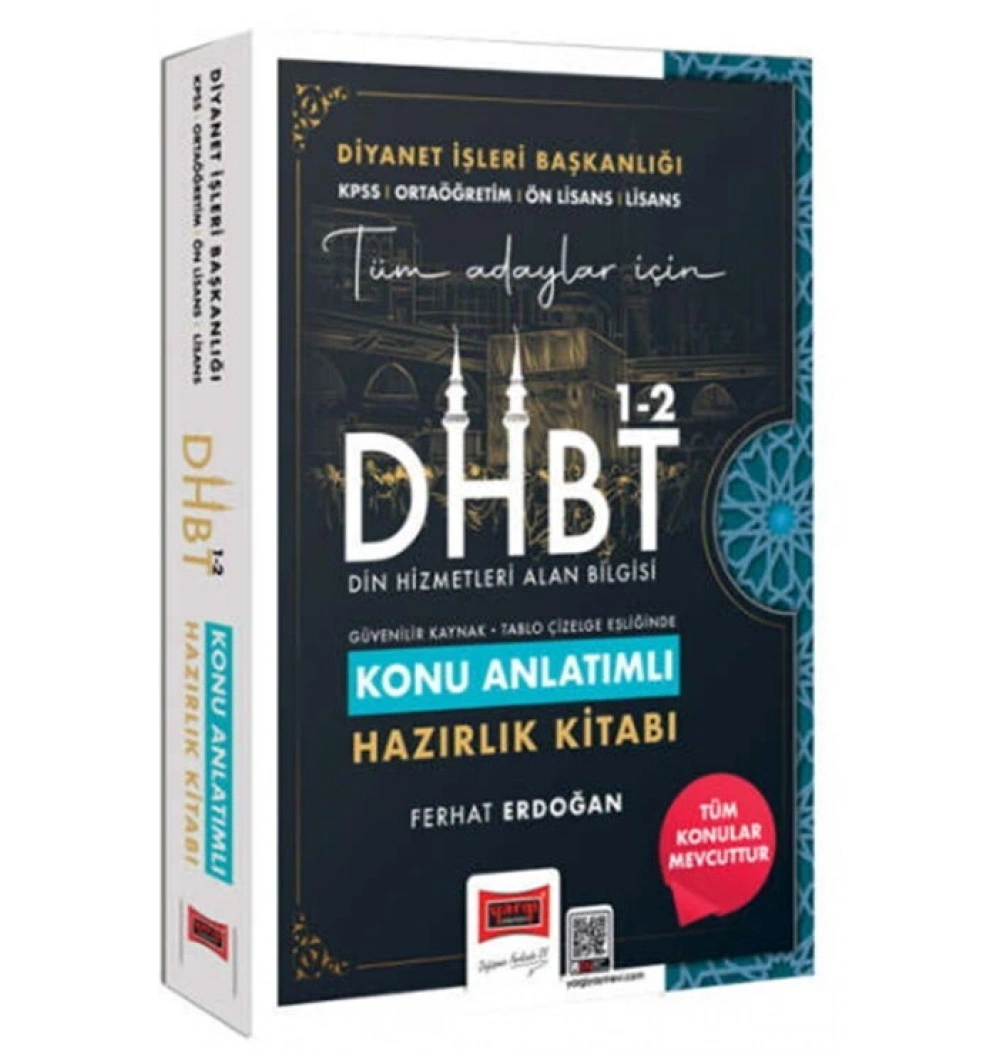Yargı Dhbt 1-2 Kpss Önlisans Lisans Konu Anlatımlı Hazırlık Kitabı Ferhat Erdoğan
