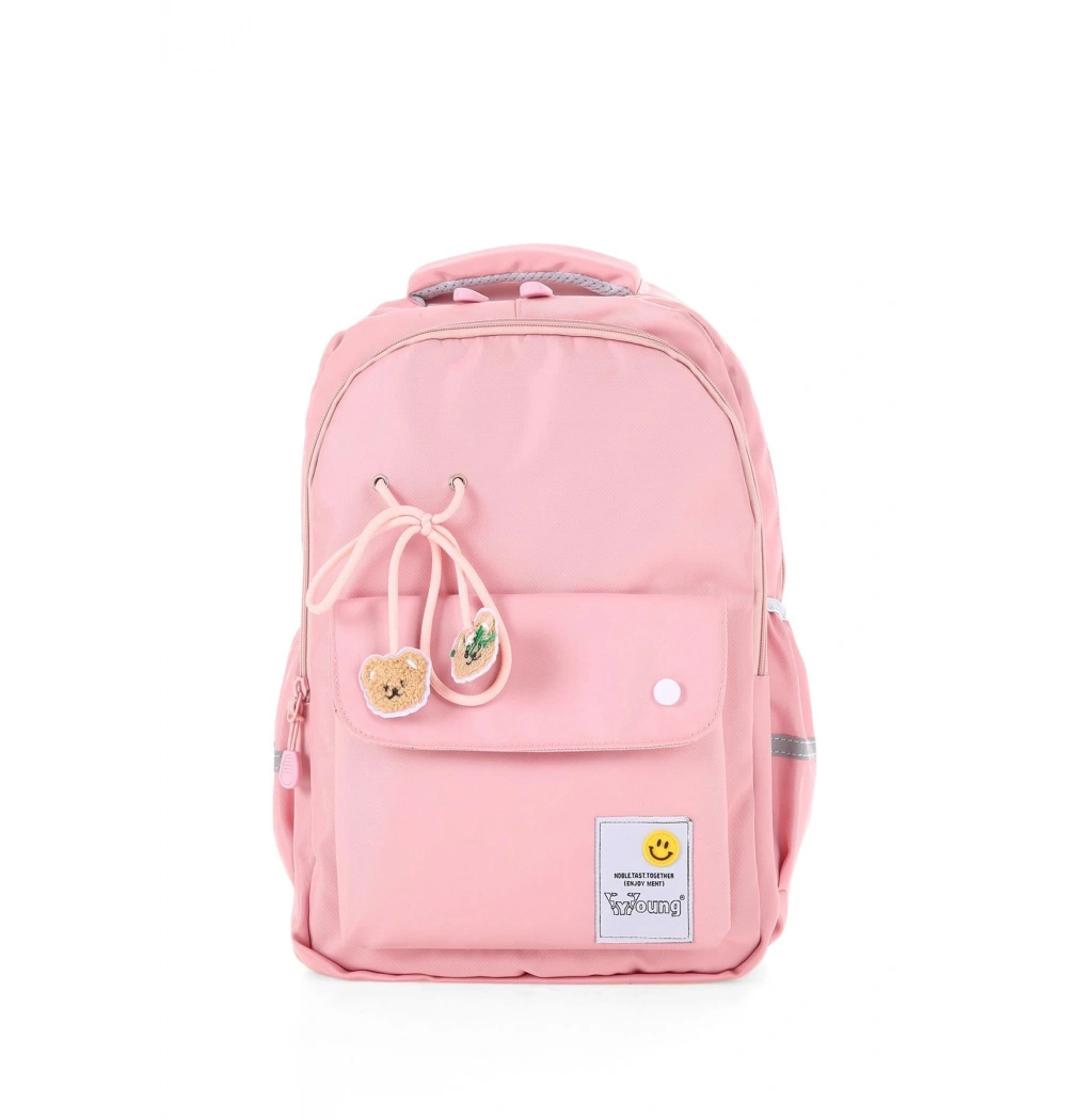 Young Enjoy Ment Pink Sırt Çantası 51670 Öz Kara