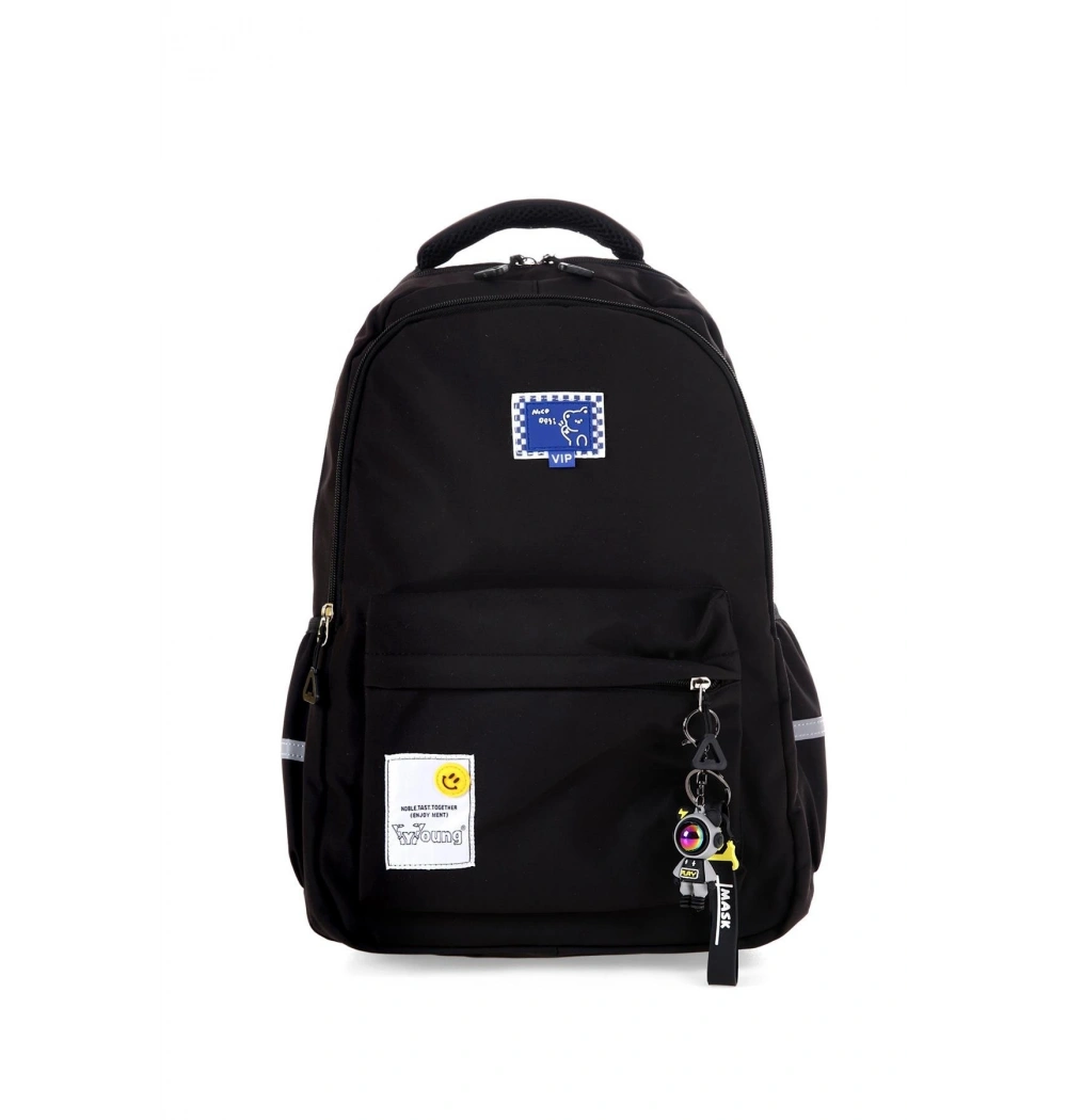 Young Nico VİP Black Sırt Çantası 51711 Öz Kara