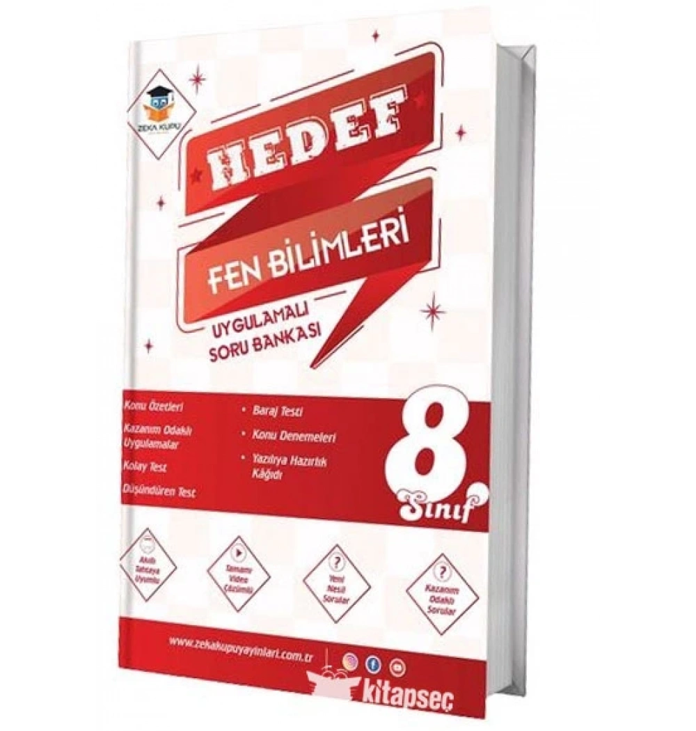 Zeka Küpü 8.Sınıf Hedef Fen Bilimleri Uygulamalı Soru Bankası