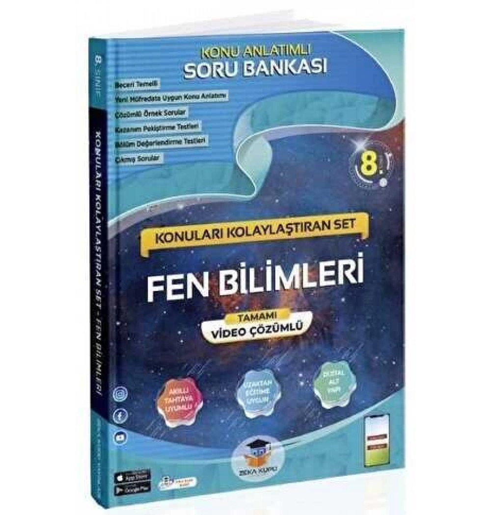 Zekaküpü 8.Sınıf Fen Bilimleri Konu Anlatım Soru Bankası
