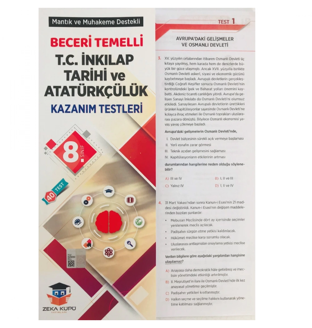 Zekaküpü 8.Sınıf İnkilap Tarihi Yaprak Test