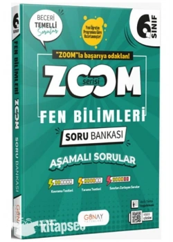 *KAMPANYA*6.SINIF FEN BİLİMLERİ SORU BANKASI ZOOM SERİSİ GÜNAY