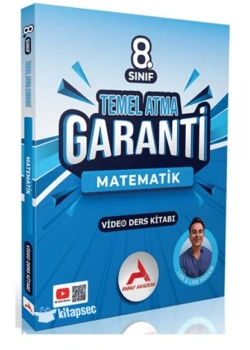 *KAMPANYA*8.SINIF TEMEL ATMA GARANTİ MATEMATİK VİDEO DERS KİTABI PARAF YAYIN