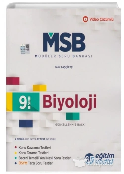 *Kampanya* 9.Sınıf Biyoloji Modüler Soru Bankası Eğitim Vadisi