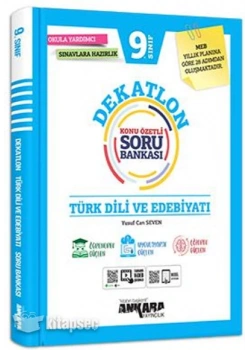 *Kampanya* 9.Sınıf Türk Di̇Li̇ Edebi̇Yati Dekatlon Soru Bankasi Ankara Yayın