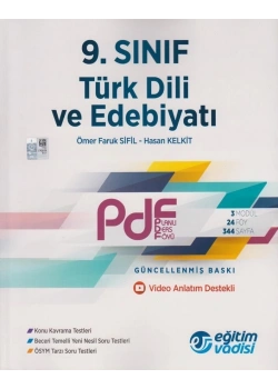 *Kampanya* 9.Sınıf Türk Dili Edebiyatı Planlı Ders Föyü Eğitim Vadisi