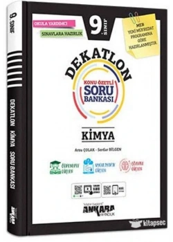 *Kampanya* Ankara 9.Sınıf Kimya Dekatlon Konu Özetli̇ Soru Bankasi