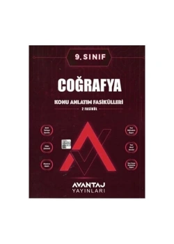 *Kampanya* Avantaj 9.Sınıf Coğrafya Konu Anlatım Fasikülleri