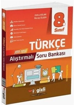 *Kampanya* GİZLİ 8.SINIF TÜRKÇE ALIŞTIRMALI SORU BANKASI