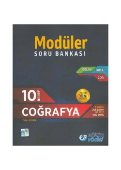 10.Sınıf Coğrafya Modüler Soru Bankası Eğitim Vadisi