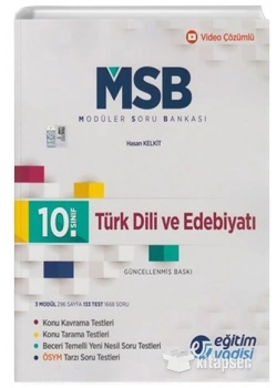 10.Sınıf Türk Dili Edebiyatı Modüler Soru Bankası