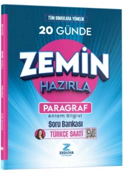 20 Günde Zemin Hazırla paragraf anlam Bilgisi Soru Bankası Zeduva Yayın