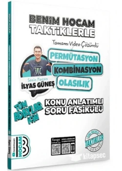 2024 Tüm Adaylar Permütasyon Kombinasyon Olasılık Konu Anlatımlı Soru Bankası Benim Hocam