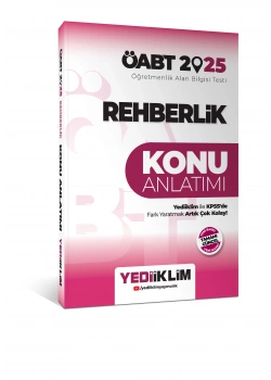 2025 Öabt Rehberlik Konu Anlatımı Yediiklim