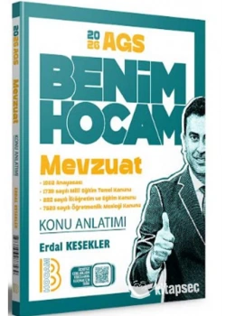 2026 Ags Mevzuat Konu Anlatımı Benim hocam