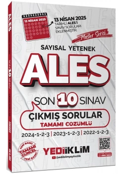 2026 Ales Sayısal Sözel Son 10 Yıl Çıkmış Sorular Yediiklim