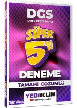 2026 Dgs Süper 5 li Deneme Yediiklim