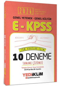 2026 E KPSS GY GK 10 ÇÖZÜMLÜ DENEME YEDİİKLİM