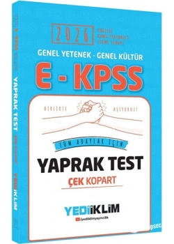 2026 E-Kpss Gy Gk Tüm Adaylar Yaprak Test Yediiklim