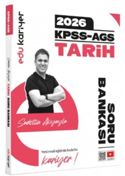 2026 Kpss-Ags Tarih Soru Bankası Edu Kariyer