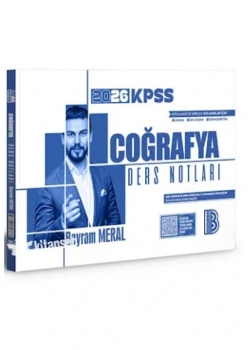 2026 Kpss Coğrafya Ders Notları Benim hocam