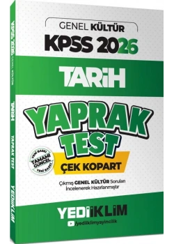 2026 Kpss Tarih Yaprak Test Yediiklim