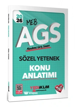 2026 Meb Ags sözel Yetenek Konu Anlatım Yediiklim