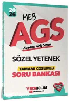 2026 Meb Ags Sözel Yetenek Soru Bankası Yediiklim