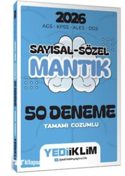 2026 Sayısal Sözel Mantık 50 Deneme Yediiklim