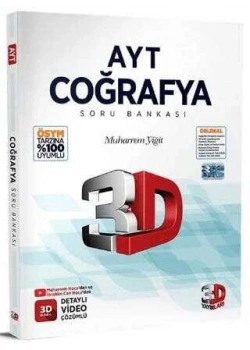 3D Ayt Coğrafya Soru Bankası Muharrem Yiğit
