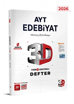 3D Ayt Edebiyat Video Destekli Defter M.Ali Yerlikaya