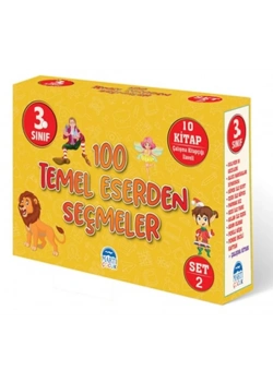 3.Sınıf 100 Temel Eserden Seçmeler 10 Kitap Sarı Set 2 Martı Yayını