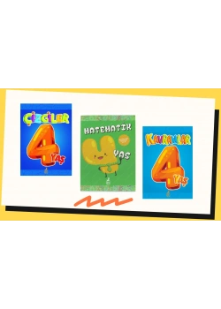 4 Yaş Çizgiler Kavramlar Matematik 3 Kitap Set Ren Çocuk