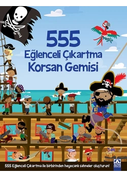 555 Eğlenceli̇ Çikartma Korsan Gemi̇Si̇ Altın Ki̇Taplar