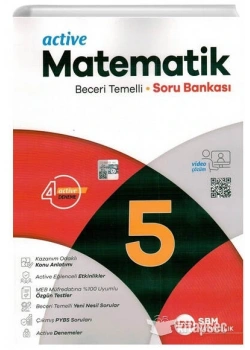 5.Sınıf Active Matematik Soru Bankası Sbm Yayın