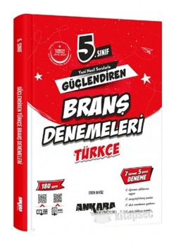 5.SINIF TÜRKÇE GÜÇLENDİREN BRANŞ DENEMELERİ ANKARA YAYIN