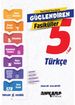5.SINIF TÜRKÇE GÜÇLENDİREN FASİKÜLLER ANKARA YAYIN