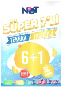 5.Sınıf Yarıyıl Süper Yedili Tüm Dersler Tekrar Soru Bankası Binot