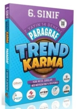 6.SINIF PARAGRAF 7 YAYIN 14 DENEME TREND KARMA