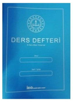 8 Ders Alttan Yoklamalı Pp Kapak Ders Defteri Lacivert İea