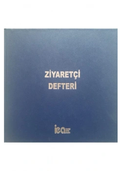 Ziyaretçi Defteri Sert Kapak Cilt Bezli İea