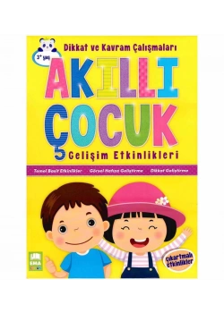 Akıllı Çocuk Gelişim Etkinlikleri Dikkat Kavram Çalışmaları  3+ Yaş  Ema