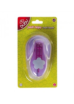 Bu-Bu Çiçek Şekilli Eva Ve Kağıt Delgeç 3/2 Kod:Bubu- De0007