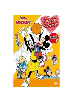 Disney Mıckey Boyamayı Seviyorum   Çıkartma Hediyeli Doğan Çocuk