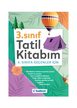 Tudem 3.Sınıf Tatil Kitabım 4.Sınıfa Geçenler İçin