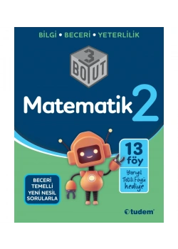 Tudem 2.Sınıf Matematik 3 Boyut 13 Föy
